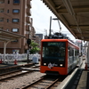 古町駅に進入する伊予鉄道市内電車