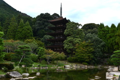 瑠璃光寺　五重塔