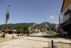蔵王の街並み