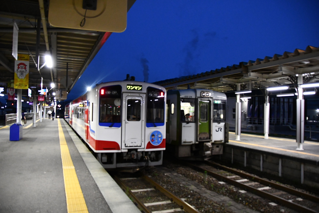 釜石駅に到着！