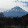 もみじ回廊の付近からの富士山の眺望！