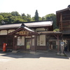 山寺駅　木造駅舎