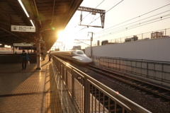 のぞみ号が通過！