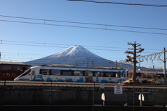 朝の富士山②