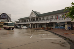 白馬駅に到着！