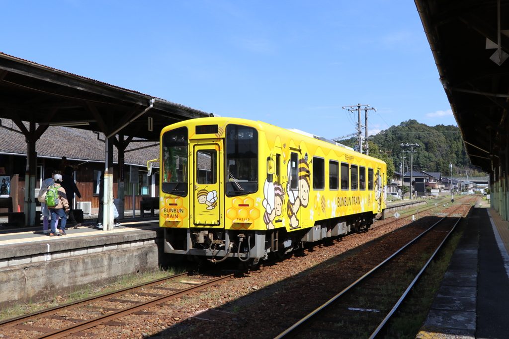 天竜二俣駅に到着！！