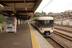 木曽福島駅から特急しなの号で中津川駅へ