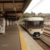 木曽福島駅から特急しなの号で中津川駅へ