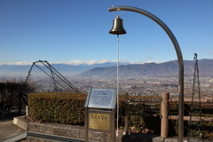 恋人の聖地より甲州市内を眺望！