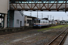 JR水戸線の下館駅ホームより関東鉄道の車両を眺望！