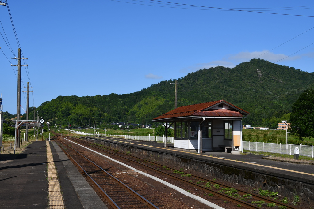 与謝野駅の風景