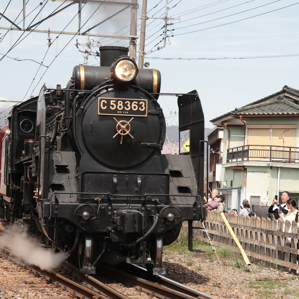 C58363号機　蒸気機関車