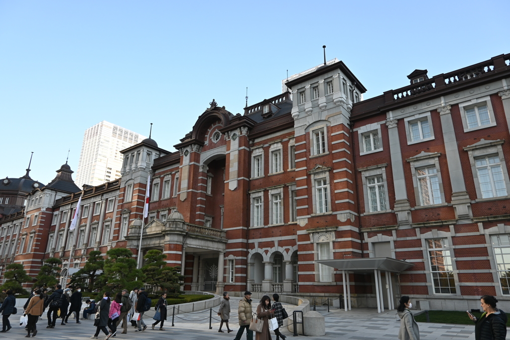 冬の東京駅