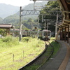 山寺駅に到着し、出発！