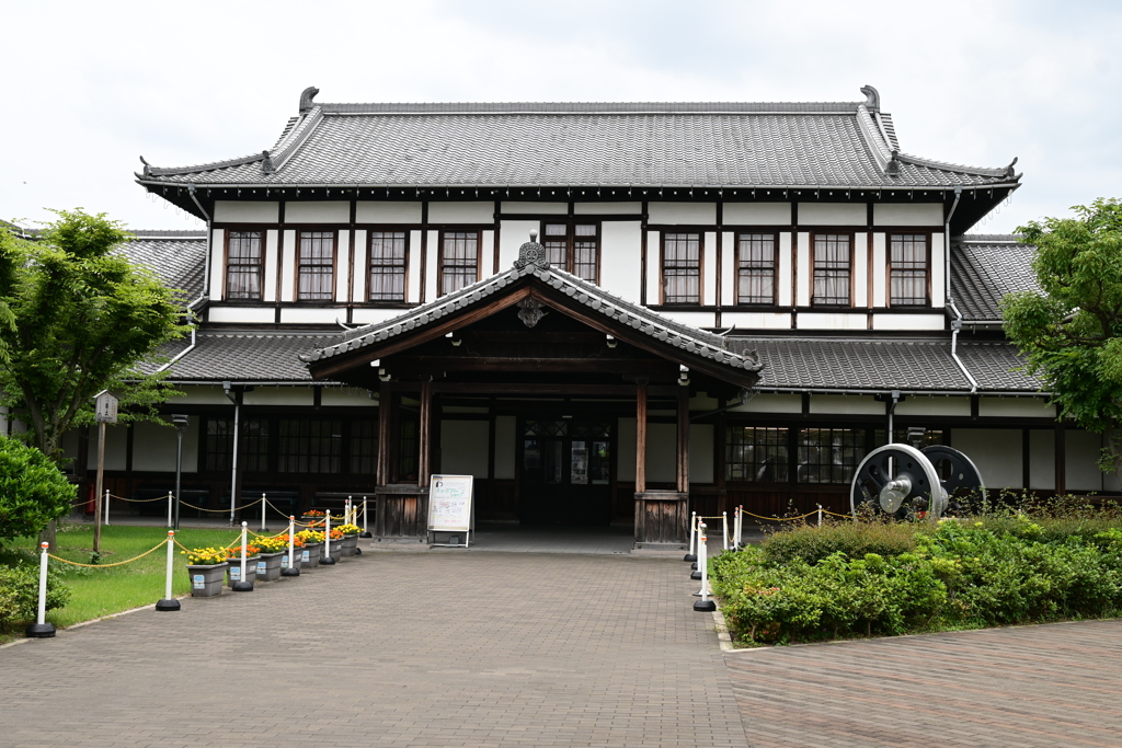 山陰本線の旧二条駅舎