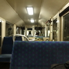 井川線のトロッコの車内