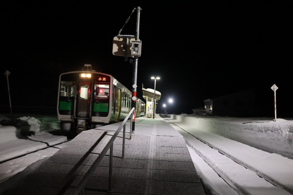 夜の只見線