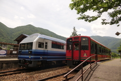 芦ノ牧温泉駅に到着！
