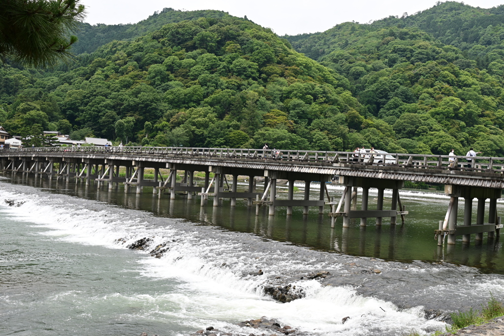 嵐山といえば渡月橋！