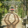 ケーブルカーの交換場所