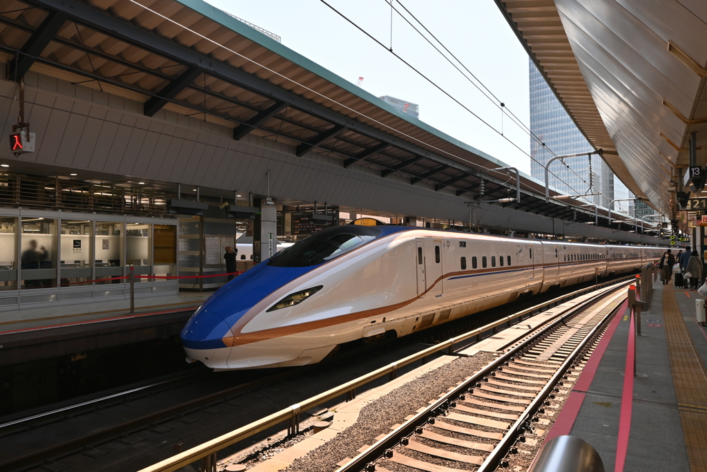 上越新幹線で高崎駅へ！