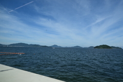 特急しおかぜ5号からの瀬戸内海