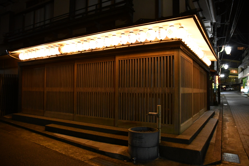 箱根町の灯り