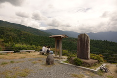 恵那山頂上