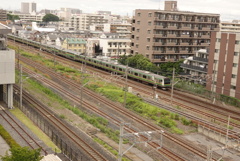 鉄道博物館屋上からの撮影