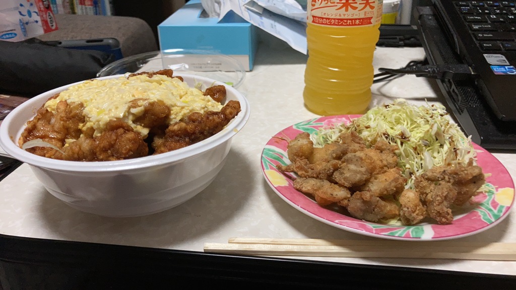 チキン南蛮丼と軟骨のから揚げ