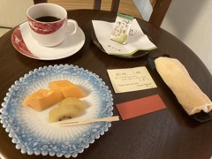 おおみや旅館のスイーツ