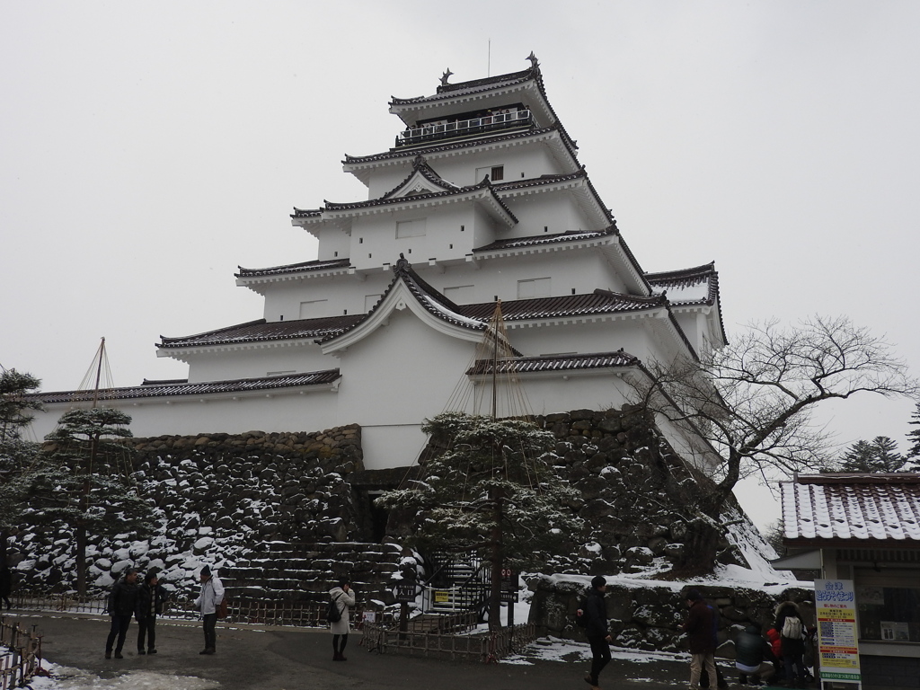 冬の鶴ヶ城➁