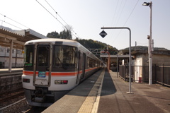身延駅に到着！