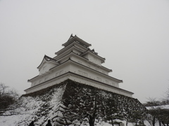 冬の鶴ヶ城➀