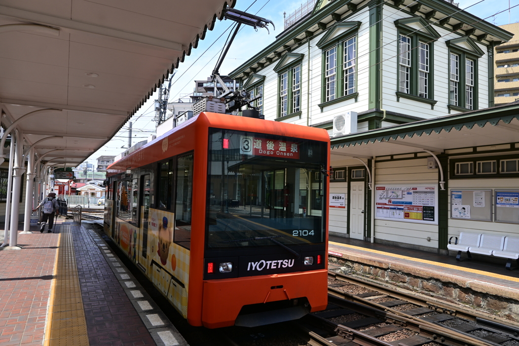 道後温泉駅に到着！！
