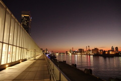 夕方の新潟市内➀