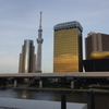 アサヒグループ本社と東京スカイツリー