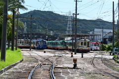 路面電車の基地？