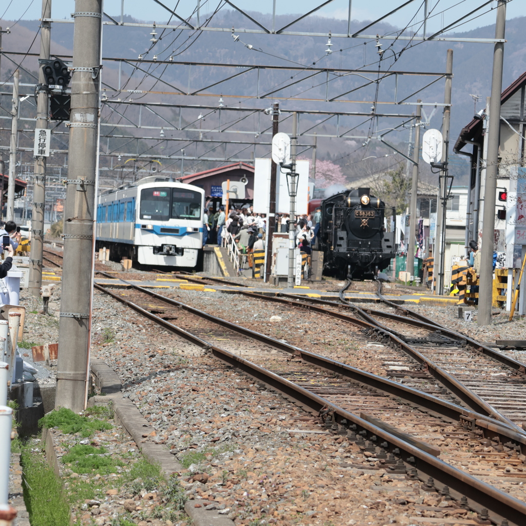 長瀞駅を眺望！