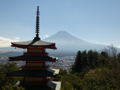 下吉田駅の富士浅間神社より富士山を眺望！