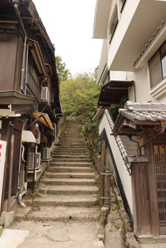 宮島(厳島)の街並み 宮島(厳島)の街並み