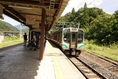 山寺駅ホーム