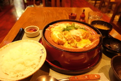豆腐カツ煮定食
