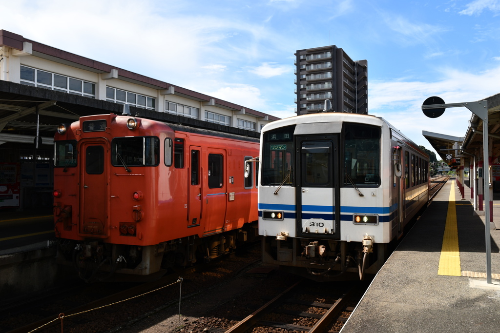 益田駅から東萩駅へ！