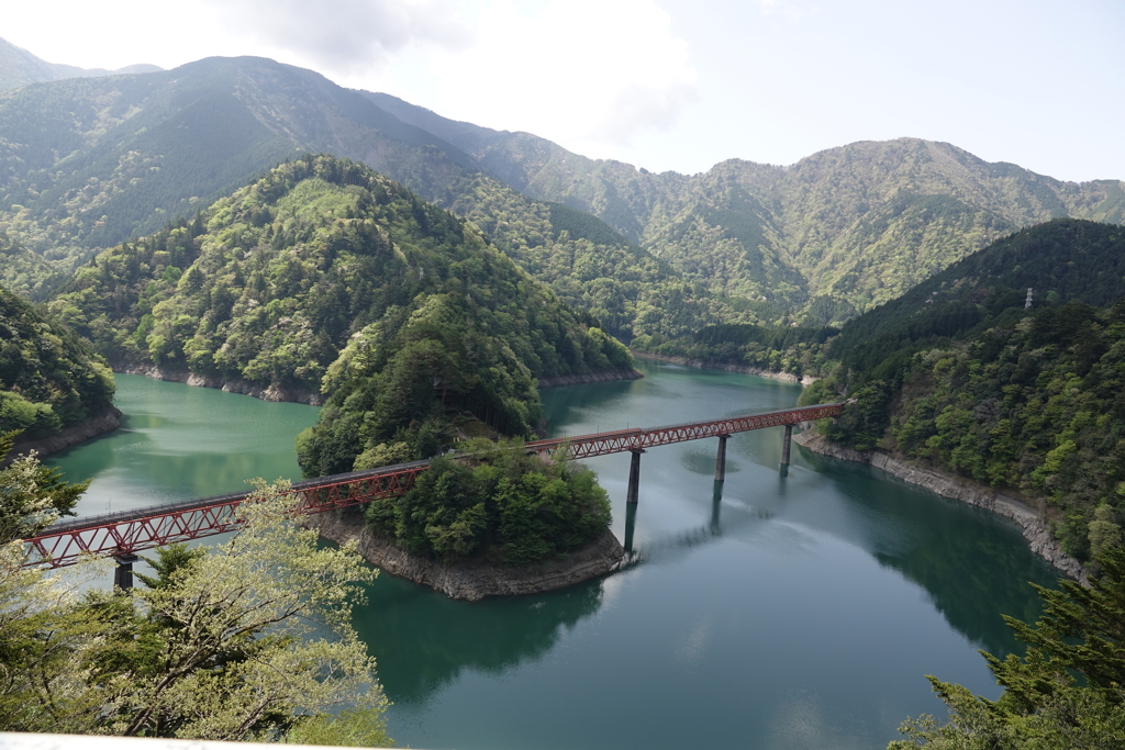 奥大井湖上駅の風景➀