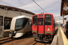 会津田島駅に到着！