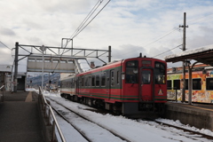 会津田島駅に到着！