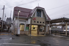 天竜峡駅舎