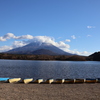 本栖湖からの富士山