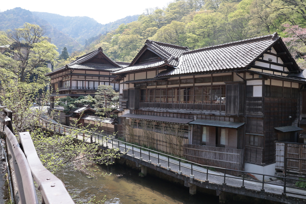 向瀧旅館の歴史的建築物